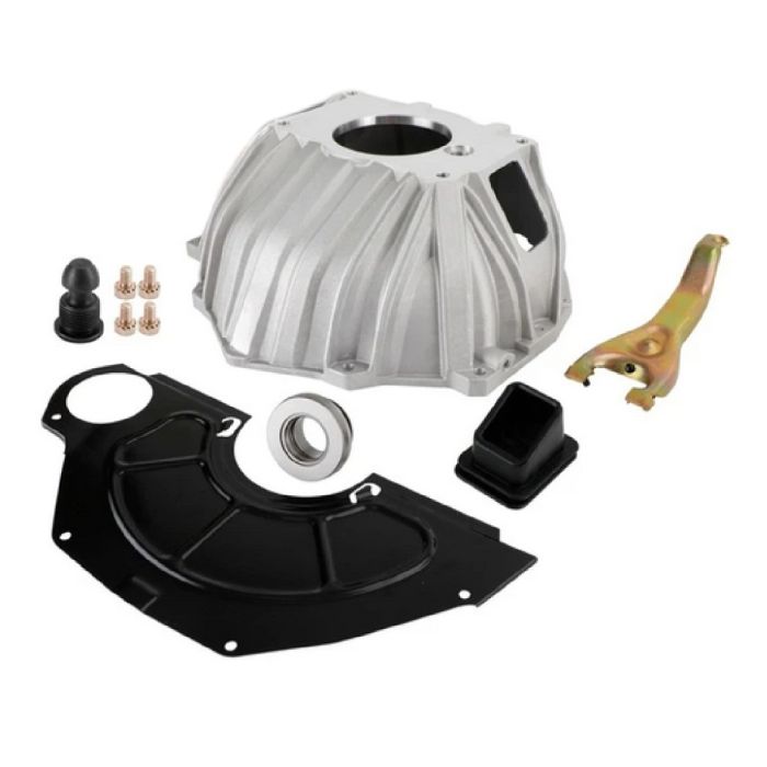 Bell Housing Kit Clutch Fork 11” Throwout Bearing and Cover 3899621 For Chevrolet main product photo