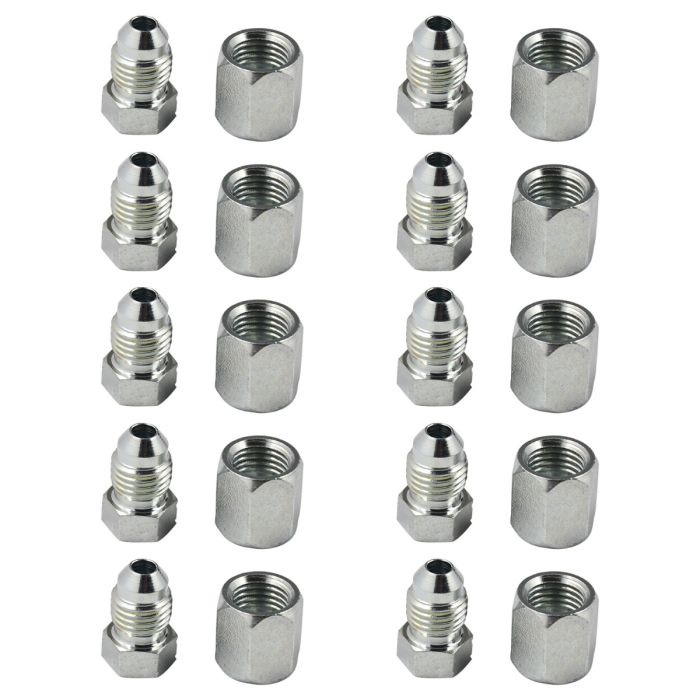 10PCS JIC-04 Cap and Plug Set 1/4" 0304-C-04 2408-04 for 7/16-20 Thread main product photo