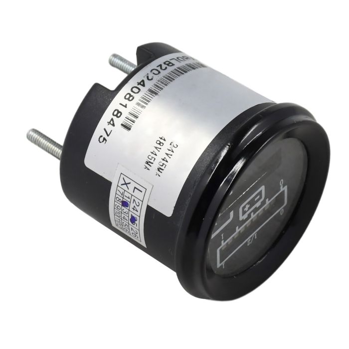 24V Round Battery Gauge Hour Meter 803RB2448BCJ301O For Curtis main product photo