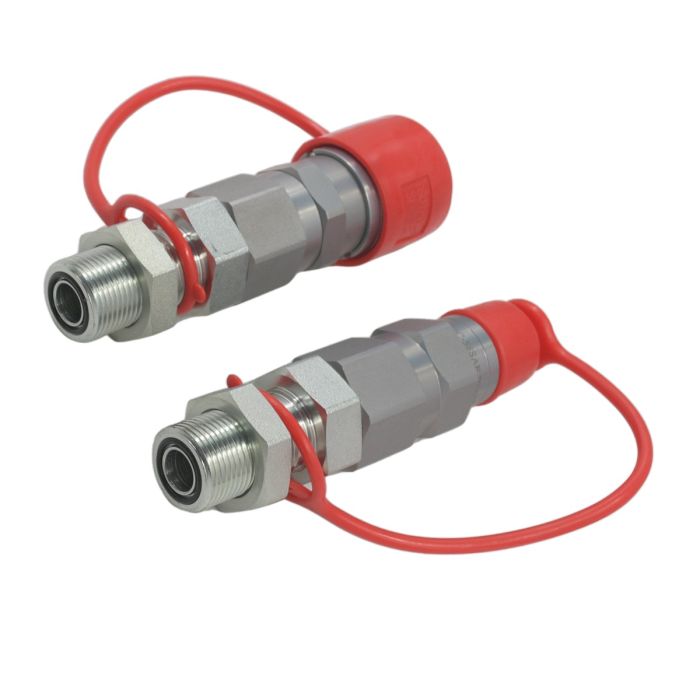Male Female Flat Face Coupler Kit 193-8334 For Caterpillar main product photo