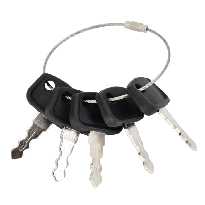 5PCS Ignition Keys PL501-68920 For Kubota main product photo