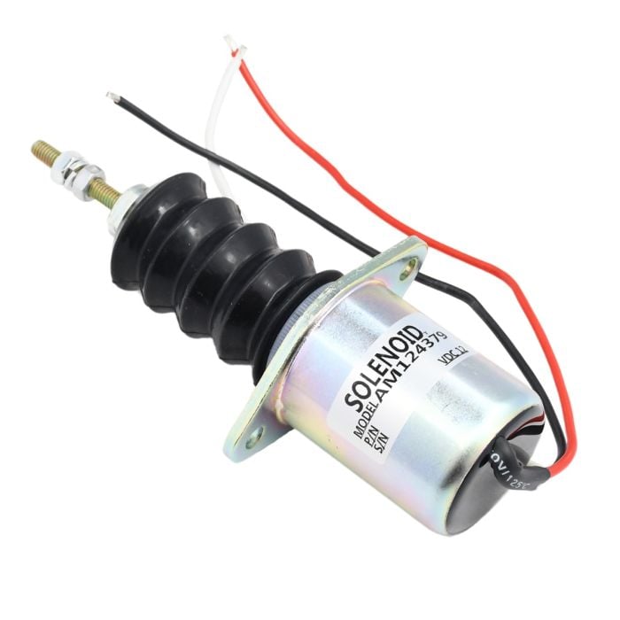 12V Fuel Stop Solenoid AM124379 For John Deere main product photo
