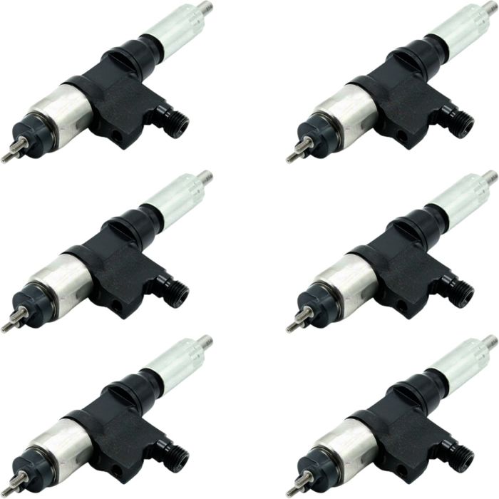 6 Pieces Fuel Injector 095000-6382 095000-6384 8-97609790-2 8-97609790-4 for Isuzu main product photo