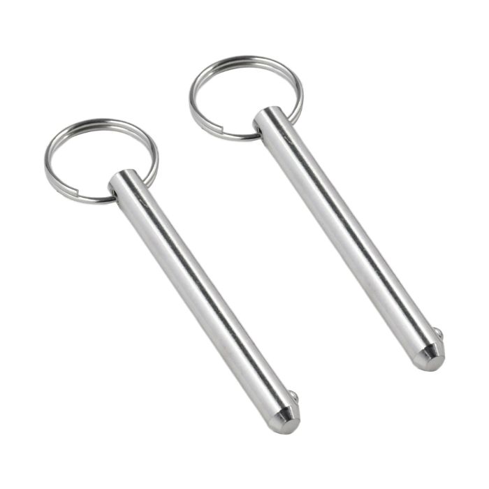 Diameter 3/8"(9.5mm), Usable Length 3"(76mm), 2 Pack Long Quick Release Pin, Overall Length 3.6"(92mm) for Bimini main product photo