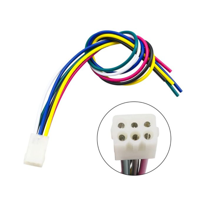 6 Pin Wiring Harness Connector Plug 27070 main product photo