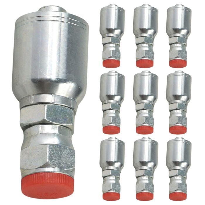 10 Pcs Hydraulic Hose Fitting With 1/2" Female JIC 10643-8-8 For Parker main product photo