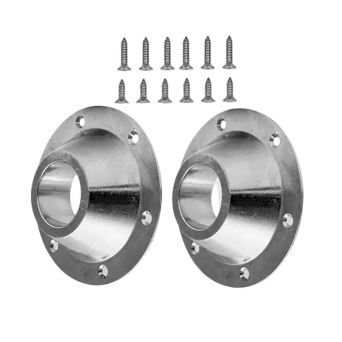 2 Pcs RV Table Base Pedestal with 6 Mounting Holes main product photo