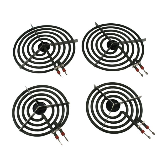 4 Pcs Electric Range Burner Element Set MP22YA MP15YA WPY04100165 main product photo