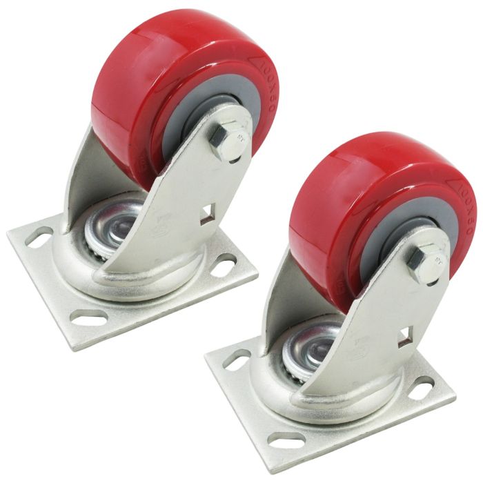 2 Pcs 4"X1.5" Swivel Caster 57734GT For Genie main product photo
