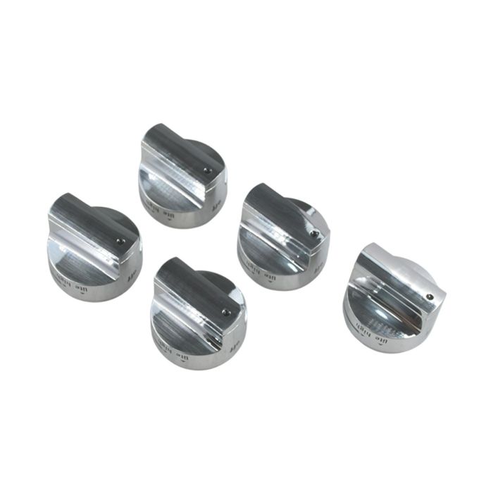5 Pcs Oven Range Burner Knob W10858251 W11101439 main product photo
