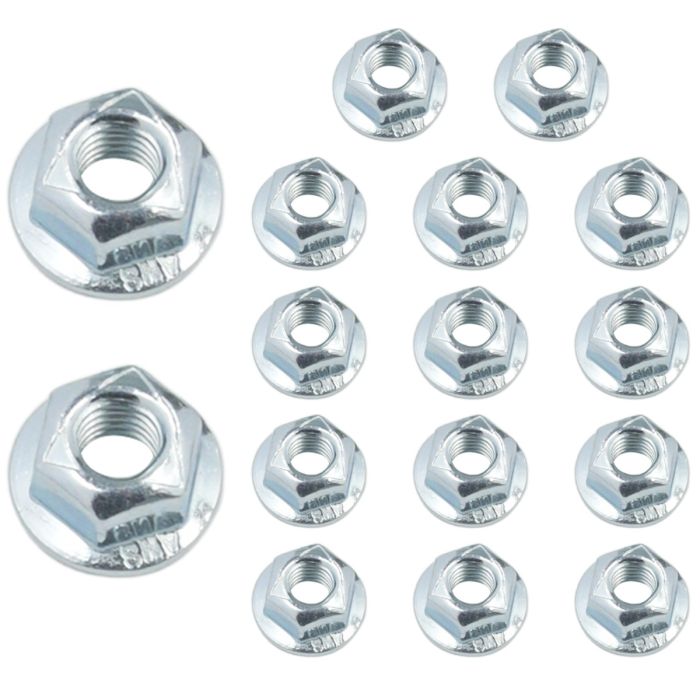 16 Pcs 6mm Self Lock Nuts 90343-ZE6-000 For Honda main product photo