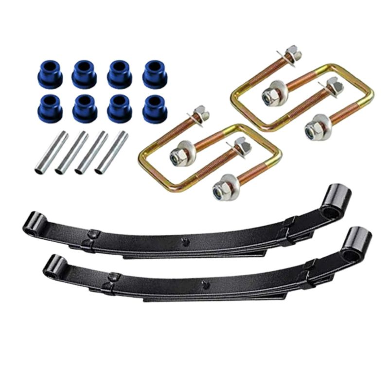 4 Leaf Springs Kit with Bushings & Sleeves U Bolt 1014675 Club Car Roykaw