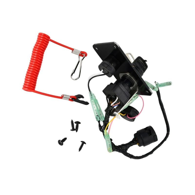 12V Single Engine Key Switch Panel Assembly 704-82570-08-00 Yamaha